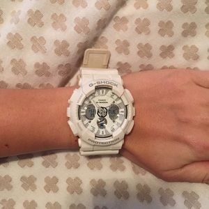 G-Shock white watch