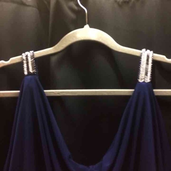 Navy blue cocktail dress - Picture 2 of 2