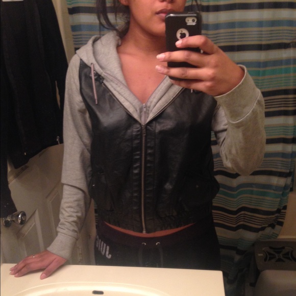 Leather jacket