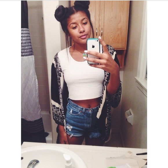 High waisted shorts