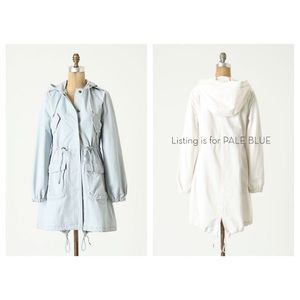 Anthropologie "Frozen Oceans Anorak" - pale blue