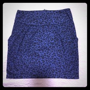 Cheetah print skirt