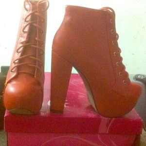 ROUGE KASANDRA-01 BOOT, ORANGE, SIZE 6