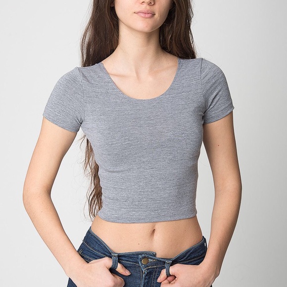 LOOKING FOR: American Apparel Gray Crop Top