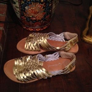 Gold Sandals