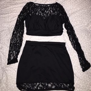 Black Lace 2 Piece