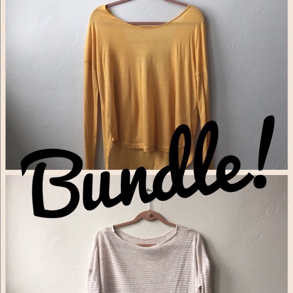 HOLDING* Brandy Striped Top & Mustard Sweater