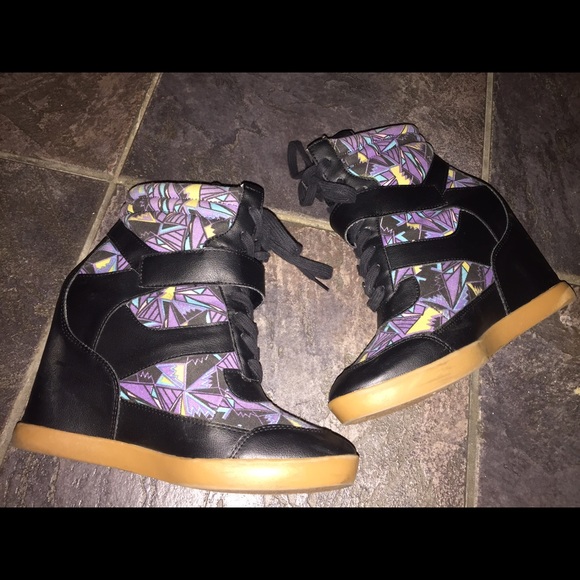Forever 21 colorful Wedge Sneaker