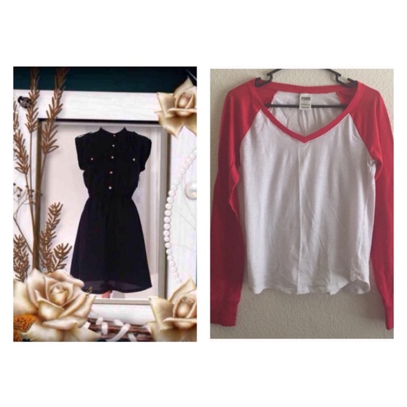 🎀Bundle, dress and baseball tee