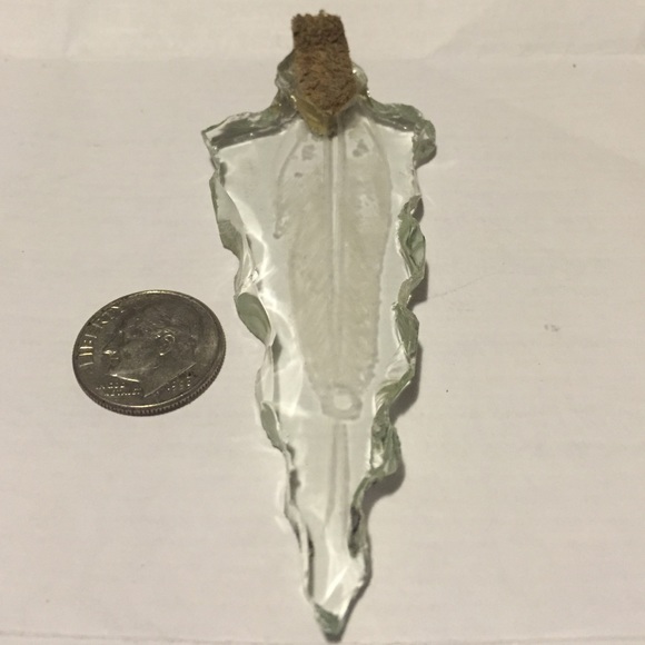 Glass Knapped Arrow Head