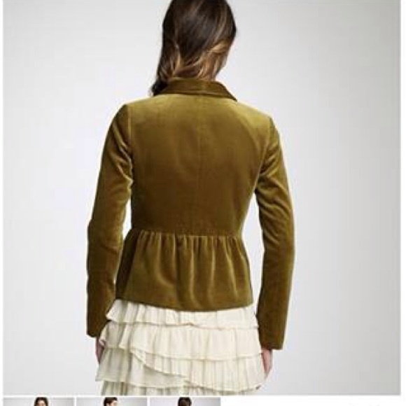 *BLACK* j. crew velvet Eden blazer - Picture 2 of 2