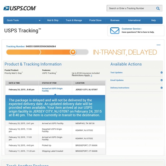 Usps issue! I can't believe this. - Picture 1 of 1