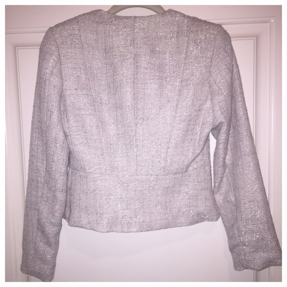 SOLD - H&M Motorcycle Jacket in Bouclé Tweed - Picture 3 of 4