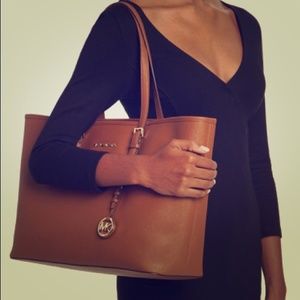 Hold for @Julia_heb MK Saffiano leather tote