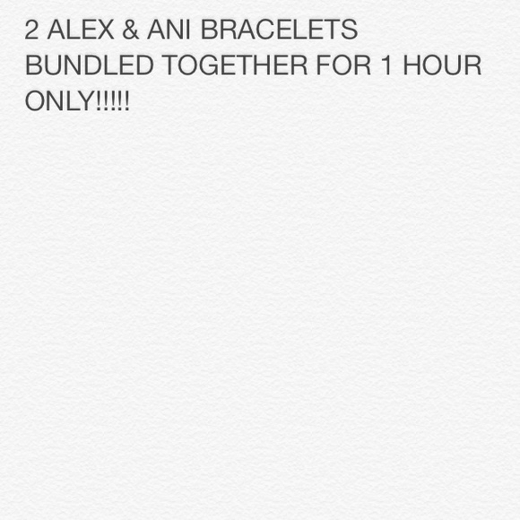 2 gold alex and ani bracelets