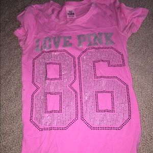 LOVE pink shirt