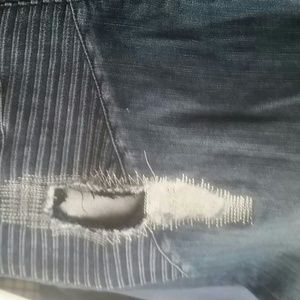 Hudson Moto Jeans with holes