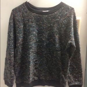 Cooperative speckled knit sweater