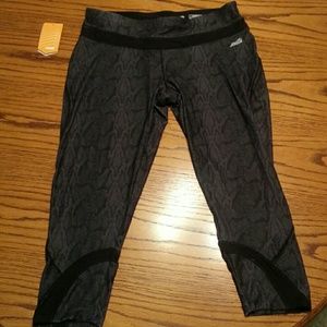 Avia snakeskin workout capris