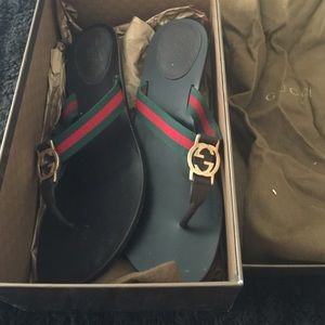 Gucci flip flops