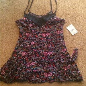 Free People Floral Tunic