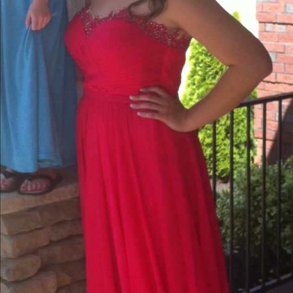 La Femme Dresses & Skirts - Full length formal dress/prom dress