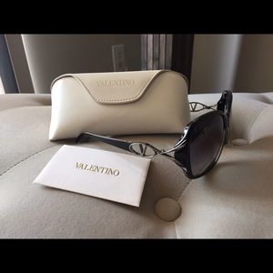 Authentic VALENTINO black oversized glasses