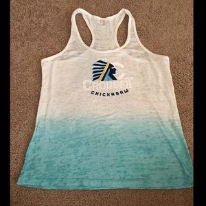 Crossfit Chickasaw burnout ambre Tank