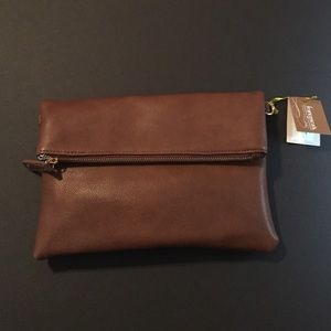 Brown leather bag