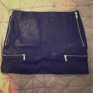Zara Leather Skirt