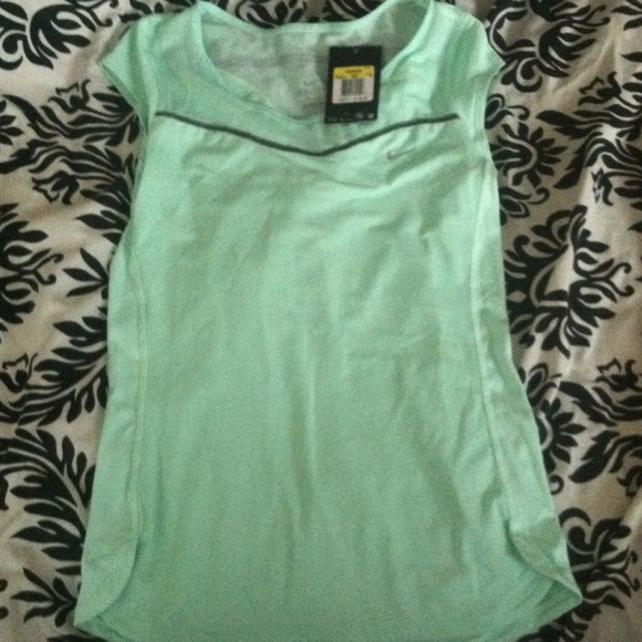 Teal Nike running top
