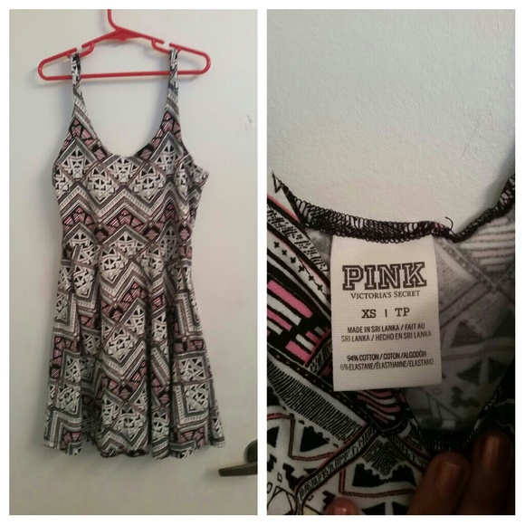 VS Pink tribal pattern dress