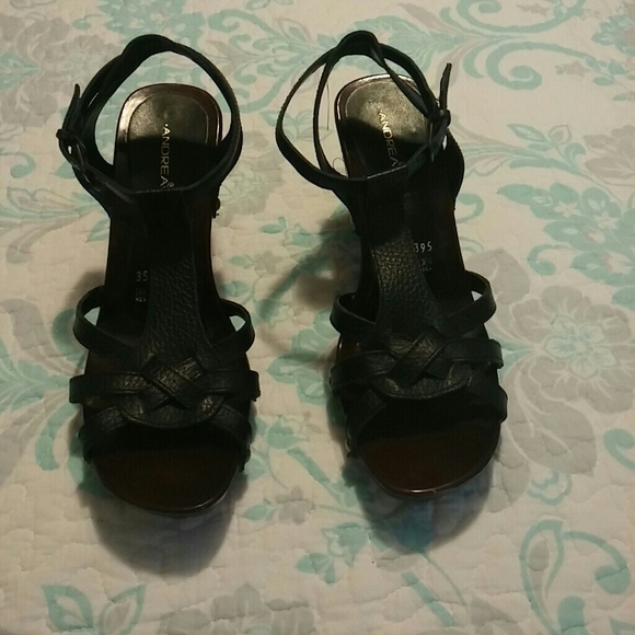 Black andrea wedges one hour sale.....