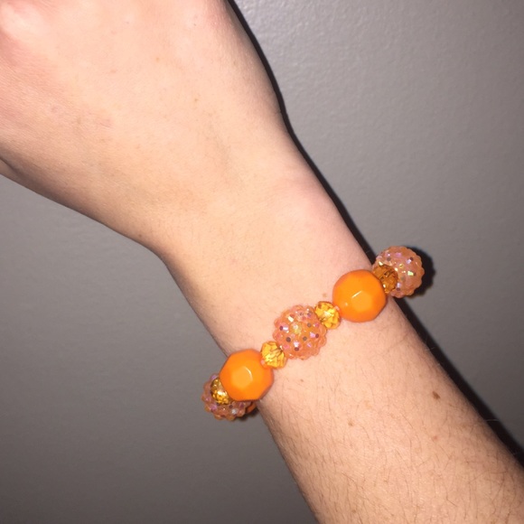 Orange fashion bracelet