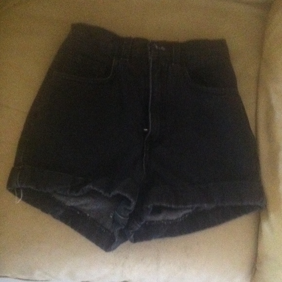 High waisted black AA shorts sz 24