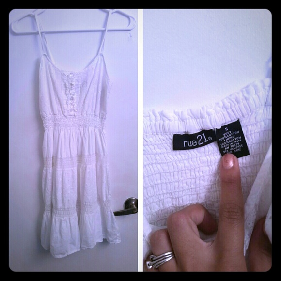 White summer dress