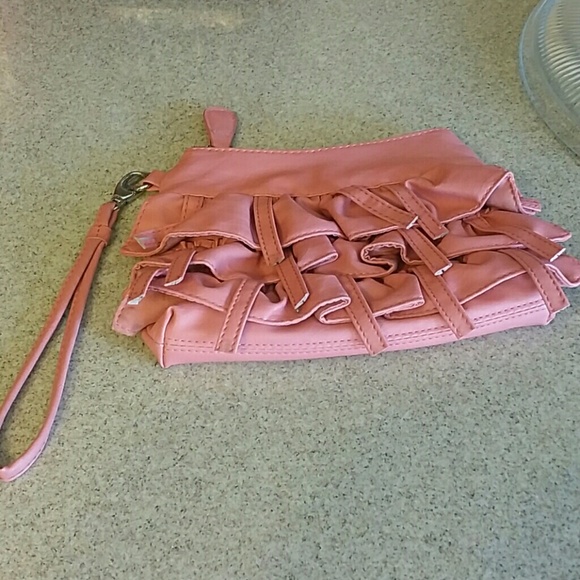 Pink wristlet