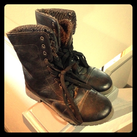 Black Combat Boots