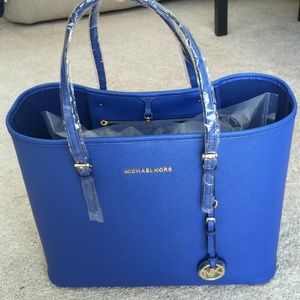 Jet set travel Saffiano Leather Tote