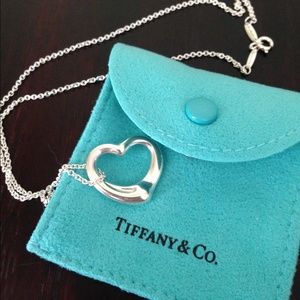 Authentic Tiffany & Co Peretti Heart necklace.