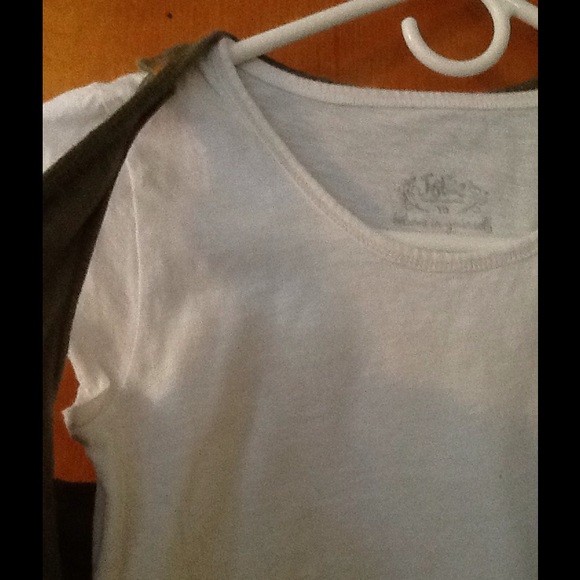 Girls White Tee with Green Studded Cargo Vest - Picture 2 of 4