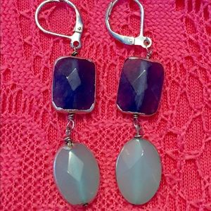 Pretty earrings with nice colored stones