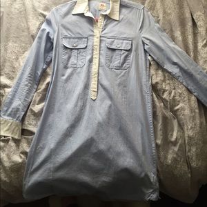 Blue GAP shirtdress-NWT