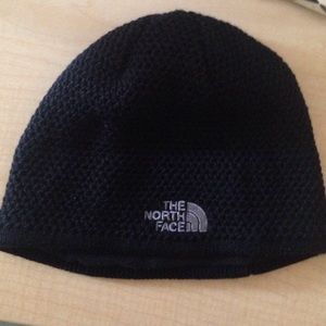 Black North Face winter hat