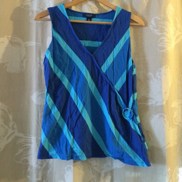 Blue Stripped Top