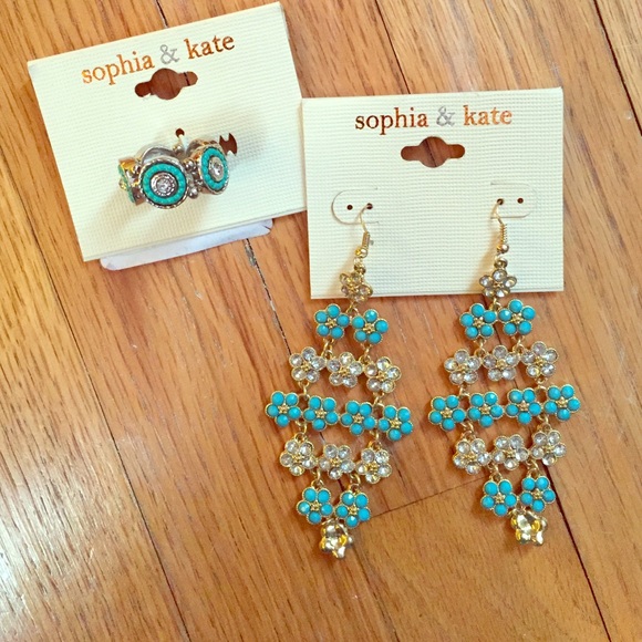 Sophia and Kate ring and earrings - Picture 1 of 1