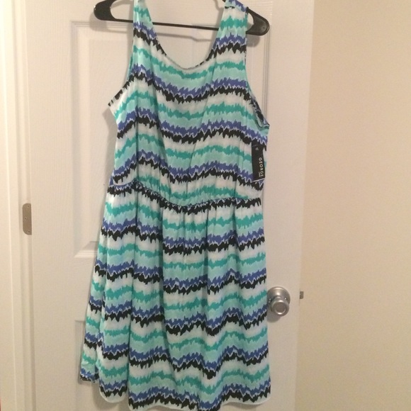 Cool toned baby doll dress