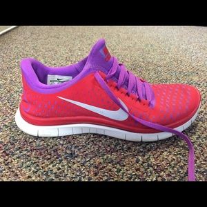 Nike Free 3.0 - Red and Purple