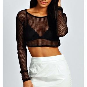 Mesh crop top