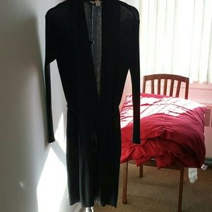 Vs long lingerie cardigan
